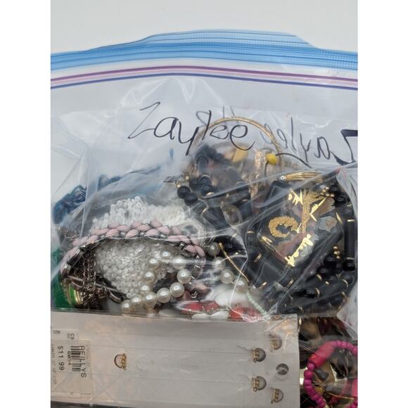Jewelry Lot Zaylee Repurpose Bag Over 4 Pounds Beads & Possible Wearable Pieces - Picture 5 of 8